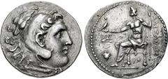 Greek ISLANDS off CARIA, Rhodos. Rhodes. Circa 205-190 BC. AR Tetradrachm (32mm, 17.05 g, 11h). In the name and types of Alexander III of Macedon. Teisylos, magistrate. Head of Herakles right, wearing