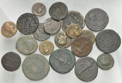 Large Lots ROMAN. Provincial. Lot of twenty (20) bronze issues. Includes: various types, cities, and rulers. Mostly from Thrace and Anatolia. Includes an issue of Aemilian from Viminacium. Fine to Goo