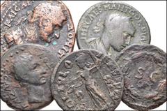 ROMAN. Provincial. Lot of Five (5) Æ Denominations from Macedon and Syria. Includes: MACEDON, Amphipolis. Tiberius // Dium. Salonina // Pella. Gordian III // Thessalonica. Domitian // SYRIA, Antioch. 