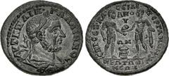 Roman Provincial MYSIA, Pergamum. Gallienus. AD 253-268. Æ (36mm, 18.77 g, 6h). Sextus Claudius Silianus, Asiarch. Laureate, draped, and cuirassed bust right, seen from behind / Pergamus standing faci