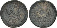 Roman Provincial PHRYGIA, Laodicea ad Lycum. Caracalla. AD 198-217. Æ Medallion (43.5mm, 47.90 g, 12h). Lucius Aelius Pigres, Asiarch for the third time. Struck AD 214-217. Laureate, draped, and cuira