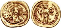 Nicephorus III Botaniates. 1078-1081. AV Bulla of ‘Two Solidi’ (24mm, 8.86 g, 12h). Bust of Christ Pantokrator facing; barred IC XC across field / [+ N]IKHΦ ΔεC Tω ROTAANIAT’, Nicephorus standing faci