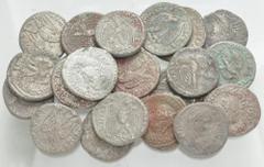 Large Lots ROMAN. Provincial. Lot of twenty-one (21) BI Tetradrachms. Includes: various rulers. Average Near VF - VF. LOT SOLD AS IS, NO RETURNS. Twenty-one (21) coins in lot.