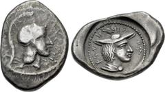 Electrotypes & Reproductions REPRODUCTIONS, LYCIA. Patara. temp. Wekhssere II. Circa 400-380 BC. Cast "AR Stater" (19mm, 8.16 g, 3h). Derived from a British Museum electrotype by Robert Ready (marked 