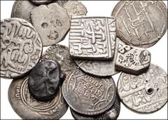 MIXED. Greek-World. Lot of sixteen (16) eastern silver coins. Includes: GREEK: Achaemenid Empire. AR Siglos // ORIENTAL GREEK: Kings of Parthia. Orodes II. AR Drachm // CENTRAL ASIA: Sasanian Empire. 