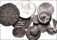 MIXED. Greek-World. Lot of ten (10) silver coins. Includes: GREEK: SPAIN, Konterbia/Karbika. AR Drachm // GAUL, Massalia. AR Obol (3) // THRACE, Chersonnesos. AR Hemidrachm // CELTIC: GAUL, Central. A
