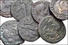 ROMAN. Provincial. Lot of seven (7) bronze coins from Moesia and Thrace. Includes: MOESIA SUPERIOR, Viminacium. Philip I. Dated CY 6 (AD 244/5). Boric-Brescovic 617; AMNG I 102; SNG Hungary 304; Jekov