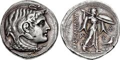 PTOLEMAIC KINGS of EGYPT. Ptolemy I Soter. As satrap, 323-305 BC. AR Tetradrachm (28mm, 15.62 g, 12h). Ptolemaic standard. In the name of Alexander III of Macedon. Alexandreia mint. Struck circa 311/0