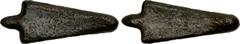 TAURIC CHERSONESOS, Karkinitis. Circa 470-460 BC. Cast Æ (20mm, 0.92 g). Anokhin 601; Kutajsov Type II; SNG BM Black Sea –; SNG Pushkin –; SNG Stancomb 449. VF, brown patina. Very rare. From the Alex 