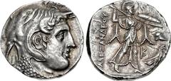 PTOLEMAIC KINGS of EGYPT. Ptolemy I Soter. As satrap, 323-305 BC. AR Tetradrachm (25mm, 15.75 g, 1h). Ptolemaic standard. In the name of Alexander III of Macedon. Alexandreia mint. Struck circa 311/0-