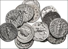 ROMAN. Imperial. Lot of Fourteen (14) Antoniniani, 3rd century AD. Includes: Gordian III, Philip I, Herennius Etruscus, Herennia Etruscilla and Hostilian. A few scarcer types. VF and better. LOT SOLD 