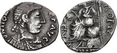 VANDALS. temp. Gaiseric to Gunthamund. Circa 440-490. AR Siliqua (14mm, 1.14 g, 7h). Struck in the name of Honorius. D N HON[ORI VS] P F ΛVC, pearl-diademed, draped, and cuirassed bust right / [V]RBS 