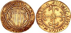 ITALY, Sardegna (Regno). Filippo V di Spagni. 1700-1713. AV Scudo (22mm, 3.21 g, 12h). Cagliari mint. Dated 1702. • PHILIP • V • HISP • ET • SARD • REX •, crowned royal coat-of-arms; 1702 (date) in ex