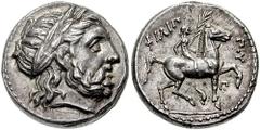 KINGS of MACEDON. Philip II. 359-336 BC. AR Tetradrachm (14.38 gm). Amphipolis mint. Struck under Philip III and Kassander, circa 323-315 BC. Estimate $750 KINGS of MACEDON. Philip II. 359-336 BC. AR 