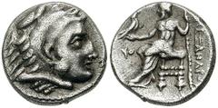 KINGS of MACEDON. Alexander III. 336-323 BC. AR Hemidrachm (2.00 gm). Ake mint. Struck 330-327 BC. Estimate $200 KINGS of MACEDON. Alexander III. 336-323 BC. AR Hemidrachm (2.00 gm). Ake mint. Struck 