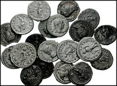 ROMAN IMPERIAL. Septimius Severus to Gordian III. Lot of twenty AR Denarii. Includes the following: SEPTIMIUS SEVERUS. 193-211 AD. Struck 194 AD. Pax. RIC IV 37; RSC 359 // Same. Struck 207 AD. Victor