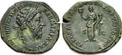 Marcus Aurelius. AD 161-180. Æ Sestertius (33mm, 22.40 g, 12h). Liberalitas issue. Rome mint. Struck AD 176-177. M ANTONINVS AVG GERM SARM TR P XXXI, laureate head right / LIBERALITAS AVG VII IMP VIII