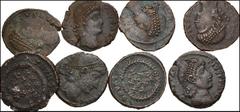 ROMAN. Imperial. Lot of six hundred forty-five (645) Constantinian Era Æ. All coins: Æ Reduced Folles of Constantius II from various mints, mostly eastern. Fair-VF with brown patina. LOT SOLD AS IS, N
