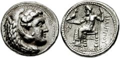 SELEUKID KINGS of SYRIA. Seleukos I, as Satrap. 1st Satrapy, 320-315 BC. AR Tetradrachm (17.14 gm). Uncertain mint 6A (Opis?) in Babylonia. Struck in the name of Philip III of Macedon. Estimate $200  