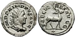 PHILIP I. 244-249 AD. AR Antoninianus (4.50 gm). Saecular Games issue. Struck 248 AD. Estimate $150  PHILIP I. 244-249 AD. AR Antoninianus (4.50 gm). Saecular Games issue. Struck 248 AD. Radiate, drap