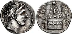 SELEUKID KINGS of SYRIA. Antiochos IX Eusebes Philopator (Kyzikenos). 114/3-95 BC. AR Tetradrachm (29mm, 16.44 g, 1h). Tarsos mint. First reign at Tarsos, struck circa 114/3-112 BC. Diademed head righ