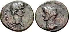 PAPHLAGONIA, Sinope. Claudius. AD 41-54. Æ (28mm, 11.38 g, 6h). TI · CLAVDIVS · CAESAR, laureate head of Claudius right / C · I · [F], draped bust of Dionysus left, wearing ivy wreath. RG 94a = CNR XV
