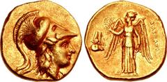PTOLEMAIC KINGS of EGYPT. Ptolemy I Soter. As satrap, 323-305 BC. AV Stater (18mm, 8.55 g, 12h). In the name and types of Alexander III of Macedon. Memphis or Alexandreia mint. Struck circa 323/2-317/