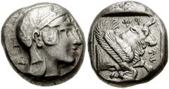 DYNASTS of LYCIA. Kherei. Circa 410-390 BC. AR Stater (8.67 gm). Uncertain mint. Estimate $1500 DYNASTS of LYCIA. Kherei. Circa 410-390 BC. AR Stater (8.67 gm). Uncertain mint. Helmeted head of Athena