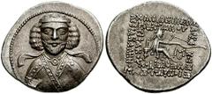 KINGS of PARTHIA. Phraates III. 70/69 - 58/7 BC. AR Drachm (4.05 gm). Mithradatkart mint. Struck circa 63/2-62/1 BC. Estimate $1000  KINGS of PARTHIA. Phraates III. 70/69 - 58/7 BC. AR Drachm (4.05 gm