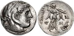 PTOLEMAIC KINGS of EGYPT. Ptolemy I Soter. As satrap, 323-305 BC. AR Tetradrachm (28mm, 15.74 g, 1h). Ptolemaic standard. In the name of Alexander III of Macedon. Alexandreia mint. Struck circa 311/0-