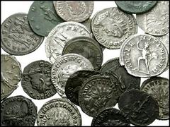 ROMAN IMPERIAL. Third Century. Lot of twenty-four Antoniniani. Includes the following: PHILIP I. Adventus // PHILIP II. Princeps Iuventutis // Same. Sol // TRAJAN DECIUS. Dacia // HERENNIUS ETRUSCUS, 