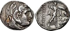 PTOLEMAIC KINGS of EGYPT. Ptolemy I Soter. As satrap, 323-305 BC. AR Tetradrachm (28mm, 14.95 g, 1h). Ptolemaic standard. In the name of Alexander III of Macedon. Alexandreia mint. Struck circa 311/0-