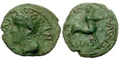 CELTIC, Britain. Catuvellauni & Trinovantes. Cunobelin. Circa 10-41 AD. AE Unit (2.15 gm). Centaur Type. Estimate $300 CELTIC, Britain. Catuvellauni & Trinovantes. Cunobelin. Circa 10-41 AD. AE Unit (