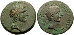 CILICIA, Aegeae. Civic issue. Time of Gaius (Caligula), 37-41 AD. Æ 28mm (13.26 gm). Dated year 87 (40/1 AD). Estimate $750 CILICIA, Aegeae. Civic issue. Time of Gaius (Caligula), 37-41 AD. Æ 28mm (13
