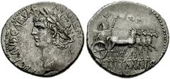 CAPPADOCIA, Caesarea. Claudius. 41-54 AD. AR Didrachm (7.15 gm). Struck 43-48 AD. Estimate $2500 CAPPADOCIA, Caesarea. Claudius. 41-54 AD. AR Didrachm (7.15 gm). Struck 43-48 AD. Laureate head left / 
