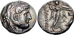 PTOLEMAIC KINGS of EGYPT. Ptolemy I Soter. As satrap, 323-305 BC. AR Tetradrachm (26.5mm, 15.59 g, 1h). Ptolemaic standard. In the name of Alexander III of Macedon. Alexandreia mint. Struck circa 311/