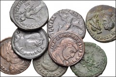 ROMAN. Provincial-Imperial. Lot of eight (8) bronze coins. Includes: PROVINCIAL: Moesia Superior, Viminacium. Herennia Etruscilla. Æ// Moesia Inferior, Marcianopolis. Gordian III. Æ Pentassarion (2) /