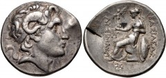 KINGS of THRACE, Macedonian. Lysimachos. 305-281 BC. AR Tetradrachm (30mm, 17.12 g, 1h). Ainos mint. Struck circa 283/2 BC or slightly later. Diademed head of the deified Alexander right, with horn of