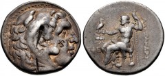 KINGS of THRACE, Macedonian. Lysimachos. 305-281 BC. AR Tetradrachm (30mm, 17.01 g, 12h). In the name and types of Alexander III of Macedon. Ephesos mint. Struck circa 295/4-289/8 BC. Head of Herakles
