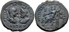 MOESIA INFERIOR, Marcianopolis. Gordian III. AD 238-244. Æ Pentassarion (27mm, 12.04 g, 6h). Tullius Menophilus, legatus consularis. Laureate, draped and cuirassed bust of Gordian right, facing draped