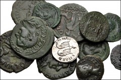 ROMAN. Provincial. Lot of twelve (12) mostly bronze coins from Moesia and Thrace. Includes: various types, mints, and rulers. Diameters from 18-27mm. Lot also includes a drachm of Trajan from Lycia. A