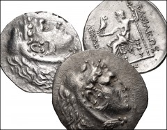 GREEK. Northern Greece. Lot of three (3) silver tetradrachms of Dionysopolis in the name of Alexander III ‘the Great’. All coins: MOESIA, Dionysopolis. Circa 225-190 BC. AR Tetradrachm. Near VF to VF,