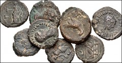 ROMAN. Provincial. Lot of thirty-nine (39) Alexandrian potin tetradrachms. Includes: A nice selection of 3rd century ranging from Severus Alexander to the Tetrarchy. Fine to VF, some with corrosion an