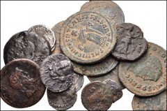 MIXED. Greek–Byzantine. Lot of sixteen (16). Includes: GREEK: Islands off Caria, Rhodos. Rhodes. AR Drachm // ROMAN REPUBLICAN: M. Caecilius Q.f. Q.n. Metellus. 127 BC. AR Denarius // ROMAN PROVINCIAL
