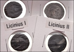 ROMAN. Imperial. Lot of eleven (11) bronze coins from Allectus to Gratian. Includes: Allectus // Maximinus II // Licinius I // Licinius II // Constantine I // Crispus // Constans // Julian II // Valen