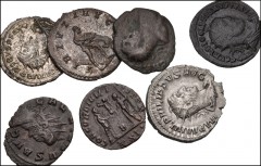 ROMAN. Imperial. Lot of eighteen (18) AR and Æ Denominations. Includes: Mostly antoniniani of the following rulers: Gordian III // Philip I // Gallienius (2) // Aurelian with Vabalathus // Salonina //