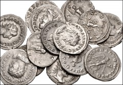 ROMAN. Imperial. Lot of fifty (50) AR Antoniniani from Caracalla to Trebonianus Gallus. Includes: Caracalla (2) // Elagabalus (2) // Gordian III (21) // Philip I (8) // Trajan Decius (11) // Herennia 