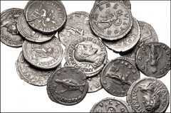 ROMAN. Imperial. Lot of fifty (50) denarii from Septimius Severus to Gordian III. Includes: Septimius Severus (12) // Julia Domna (3) // Caracalla (11) // Geta (2) // Elagabalus (1) // Severus Alexand