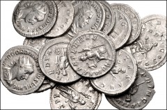 ROMAN. Imperial. Lot of forty-nine (49) AR Antoniniani from Elagabalus to Volusian. Includes: Elagabalus (1) // Gordian III (18) // Philip I (12) // Otacilia Severa (2) // Philip II (6) // Trajan Deci