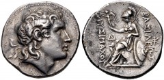KINGS of THRACE, Macedonian. Lysimachos. 305-281 BC. AR Tetradrachm (28.5mm, 16.87 g, 2h). Amphipolis mint. Struck circa 288/7-282/1 BC. Diademed head of the deified Alexander right, with horn of Ammo